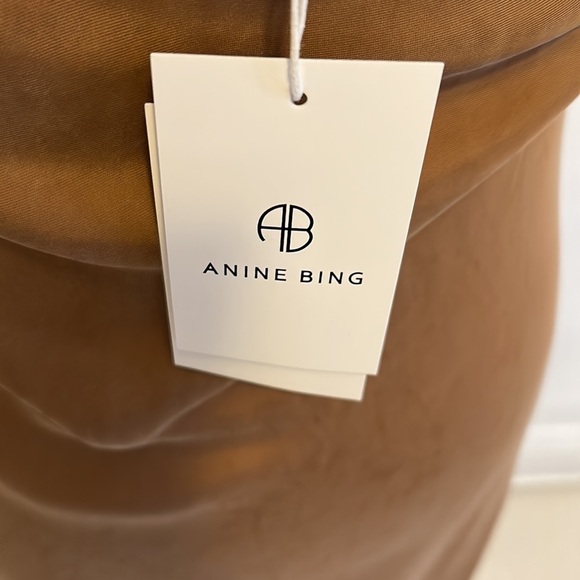 Anine Bing Bay Dress Brown - Picture 7 of 9